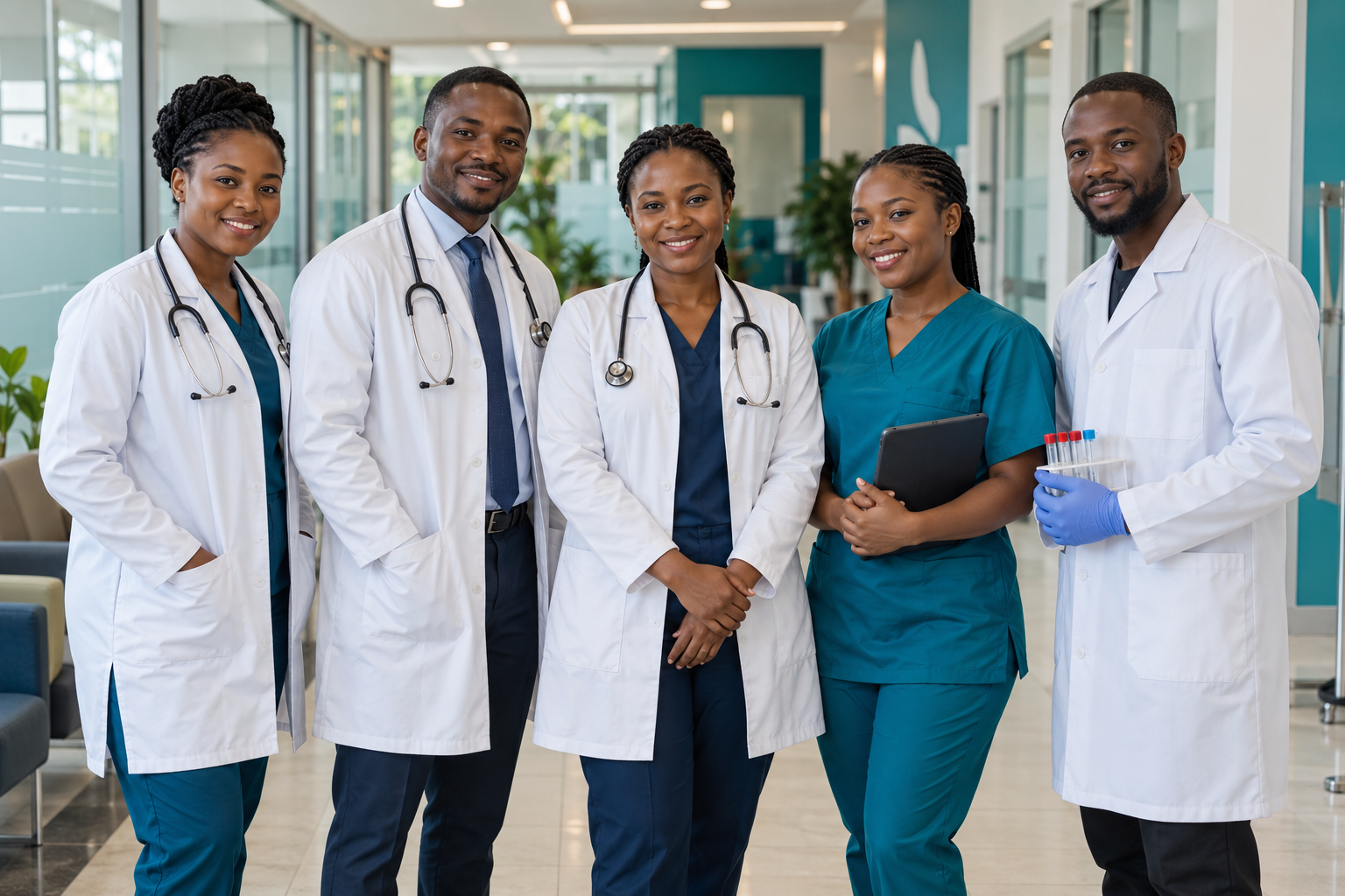 Fictional New Hope Medical Center healthcare team